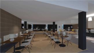 Nouvelle cafétéria du Hall des Sports Henri Germis